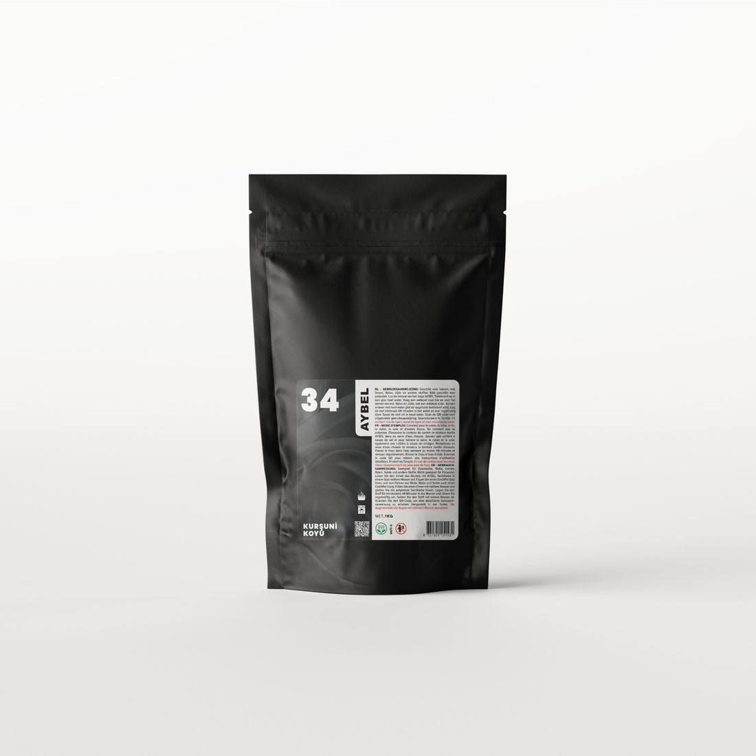 Boja za Tekstil Antracit