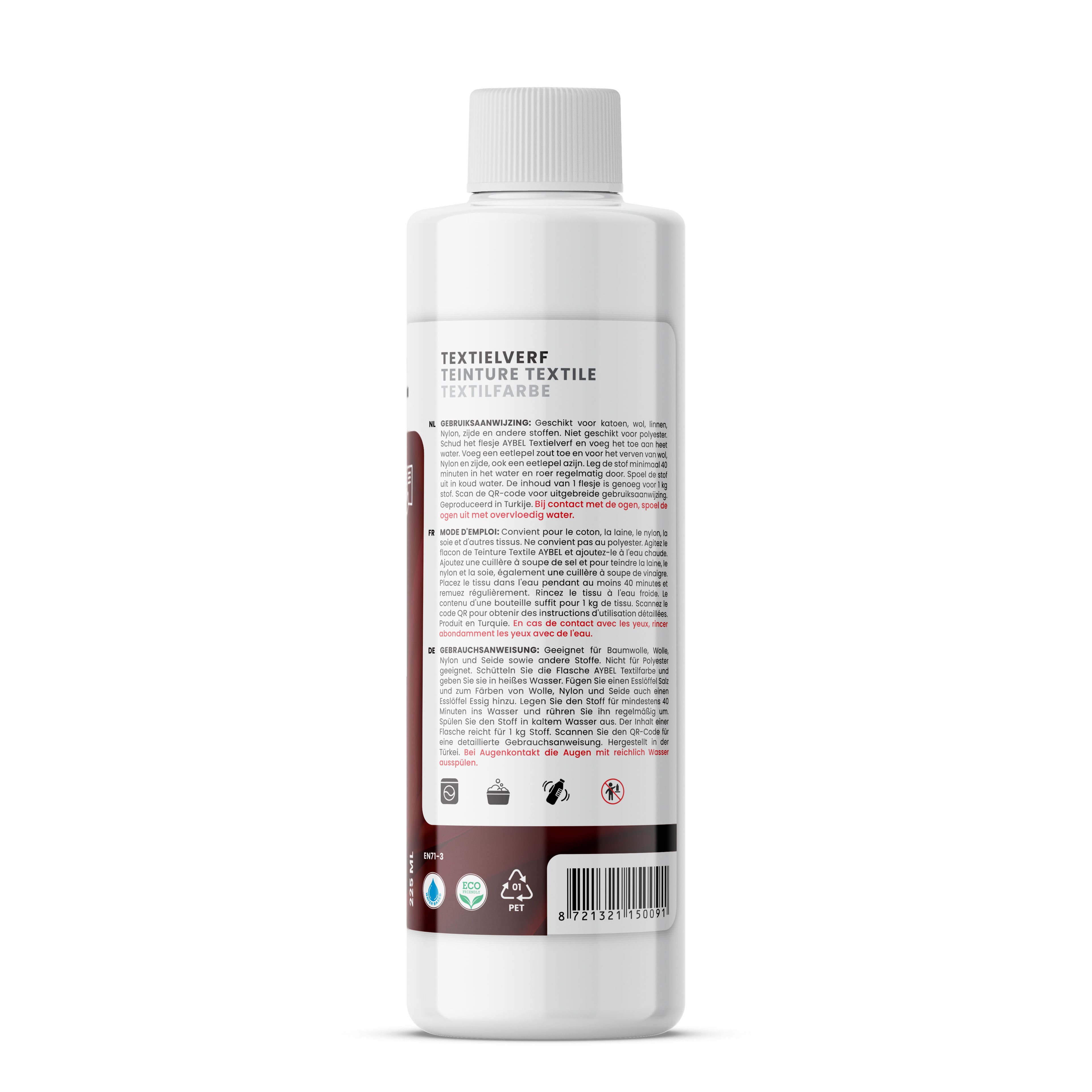 Tinte Textil Rojo Cereza