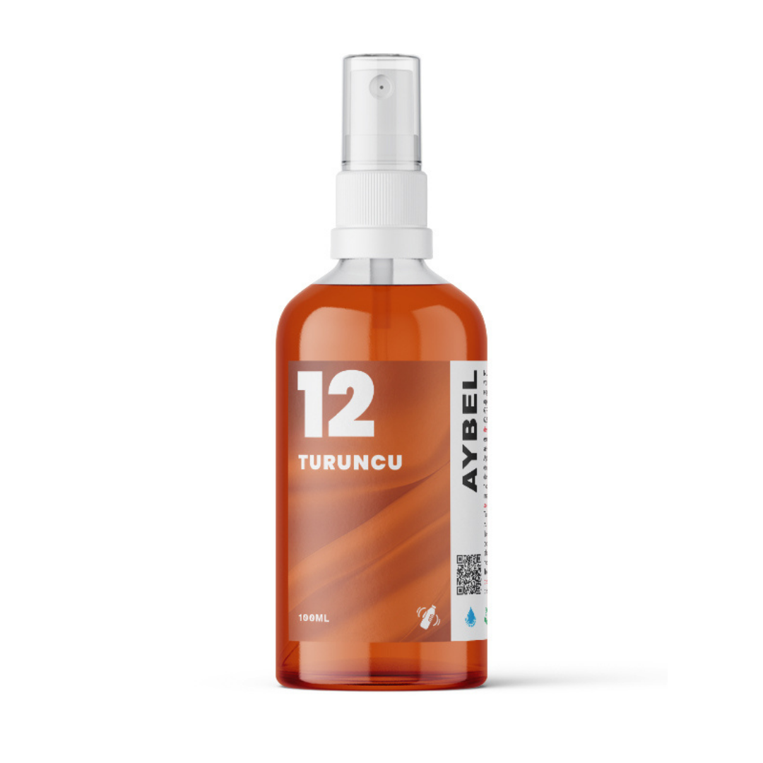 Spray de teinture pour tissu orange